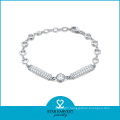 Wholesale 925 Silver CZ Crysyal Jewelry Bracelet (SH-B0006)